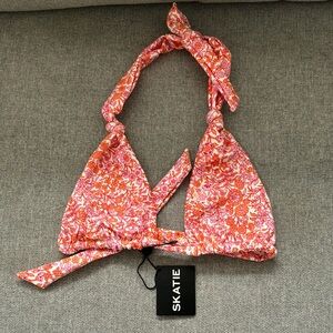 Skatie Floral Bikini Top